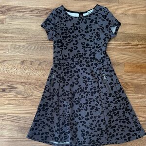 Girls Cheetah Print Mini Dress